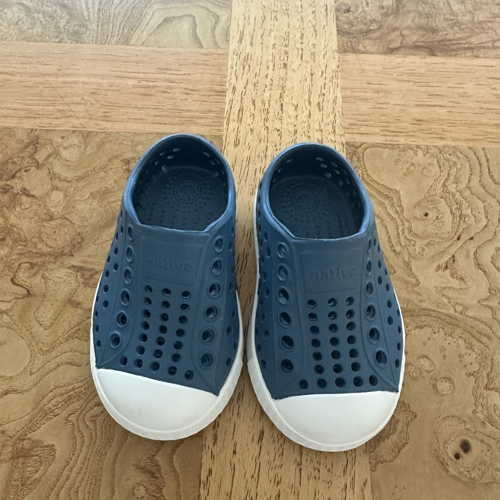 Native Kids Shoes - Blue and White